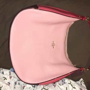 Pink coach purse